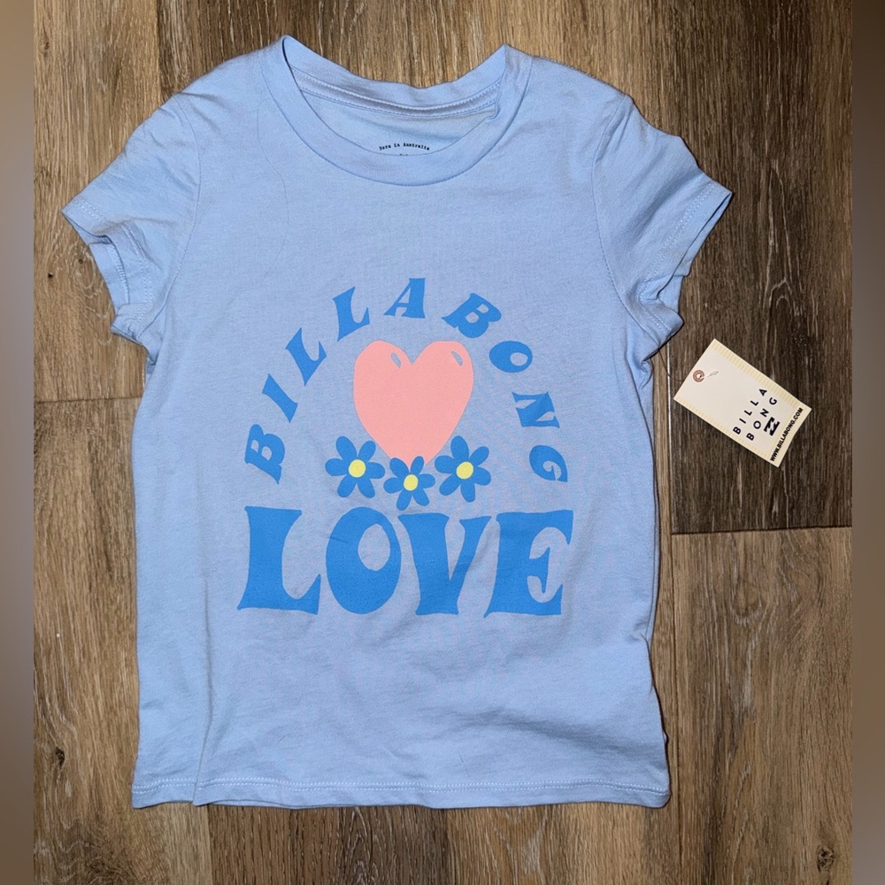 NWT Youth Billabong Love T-Shirt LOVE